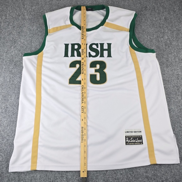 ☘️ LeBron James SVSM Irish HS Legends Jersey - Size 56 - St. Patrick’s Day ☘️ - Picture 9 of 10